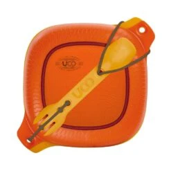 UCO 4pc Elements Bamboo Mess Kit - Orange/Yellow -Highlander Zone 32f80beaf68ce3f29b99acdb772c9298