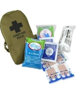 First Aid Kit In Pouch - Coyote
