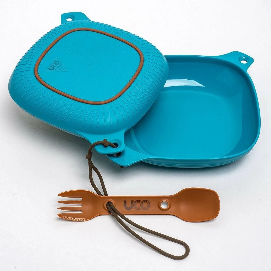 UCO 4pc Elements Bamboo Mess Kit - Blue 5 UCO 4pc Elements Bamboo Mess Kit - Blue - Image 3