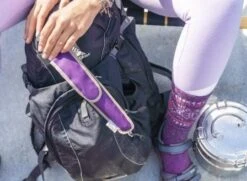 To-Go Ware - Bamboo Cutlery Set /w Chopsticks In Mulberry Purple Carry Case -Highlander Zone c857cab324f7d1d0586884388b444bfb