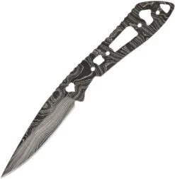 Alabama Damascus Steel Blade Bank Heart Cut USA Made