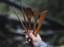 To-Go Ware - Bamboo Cutlery Set /w Chopsticks In Mulberry Purple Carry Case