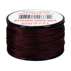 Atwood Nano Cord Maroon 300ft 0.75mm Hank