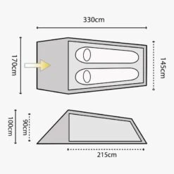 Highlander Blackthorn 2 Tent Hunter Green 10 Highlander Blackthorn 2 Tent Hunter Green -Highlander Zone tumbnail 25c35302 d80b 4408 9372 044a41ecd32c