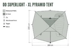 DD Superlight XL Pyramid Tent 7 DD Superlight XL Pyramid Tent -Highlander Zone tumbnail 44fb1ae6 b258 49be 9122 486815e85cbd
