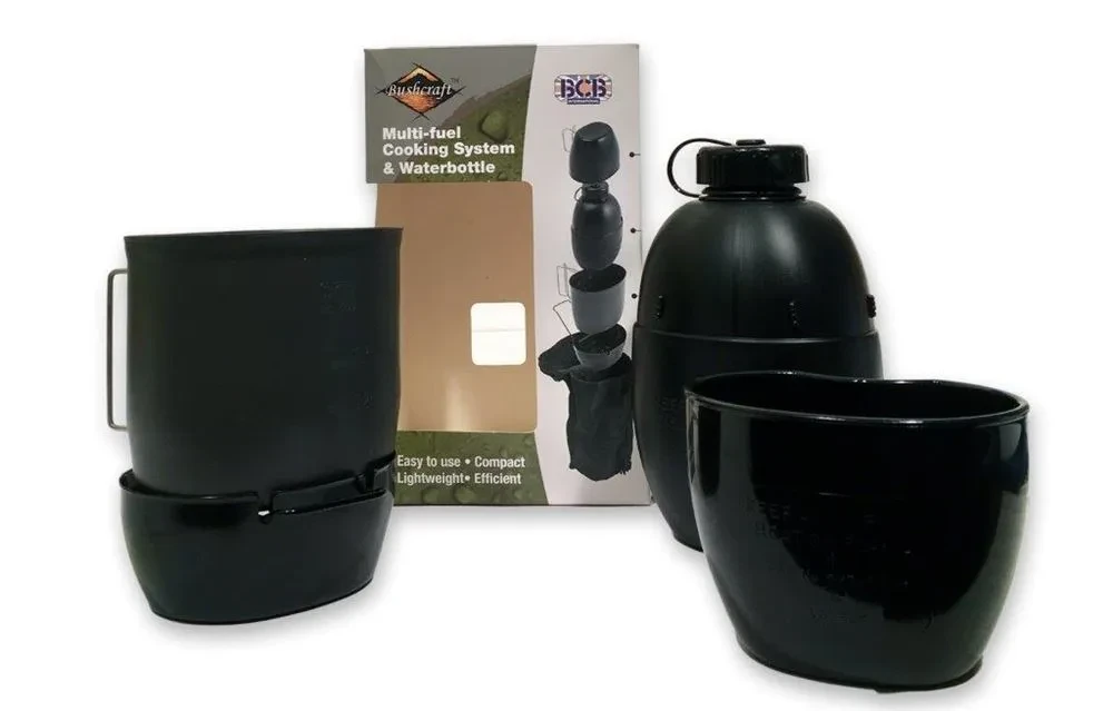 BCB Multi-Fuel Cooking System & Water Bottle - Black 3 BCB Multi-Fuel Cooking System & Water Bottle - Black