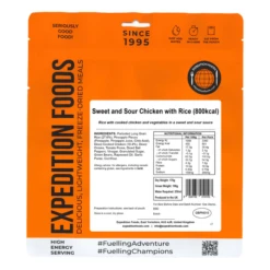 Expedition Foods Sweet And Sour Chicken With Rice (800Kcal) 5 Expedition Foods Sweet And Sour Chicken With Rice (800Kcal) -Highlander Zone tumbnail 621f3c23 47c6 404f a1c4 6ca913eca15f