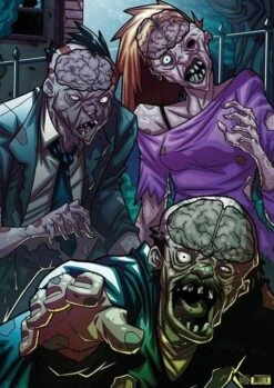 SpinPin Zombie Target - 3 Zombies